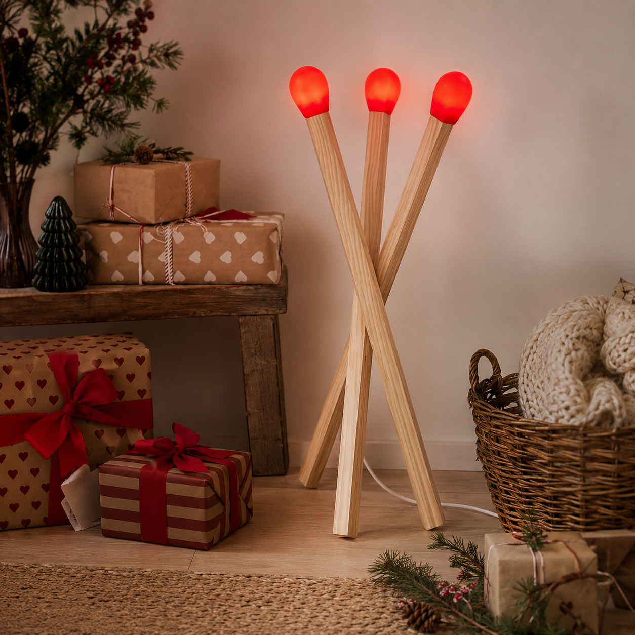 Porellia® - Matchstick Lamp