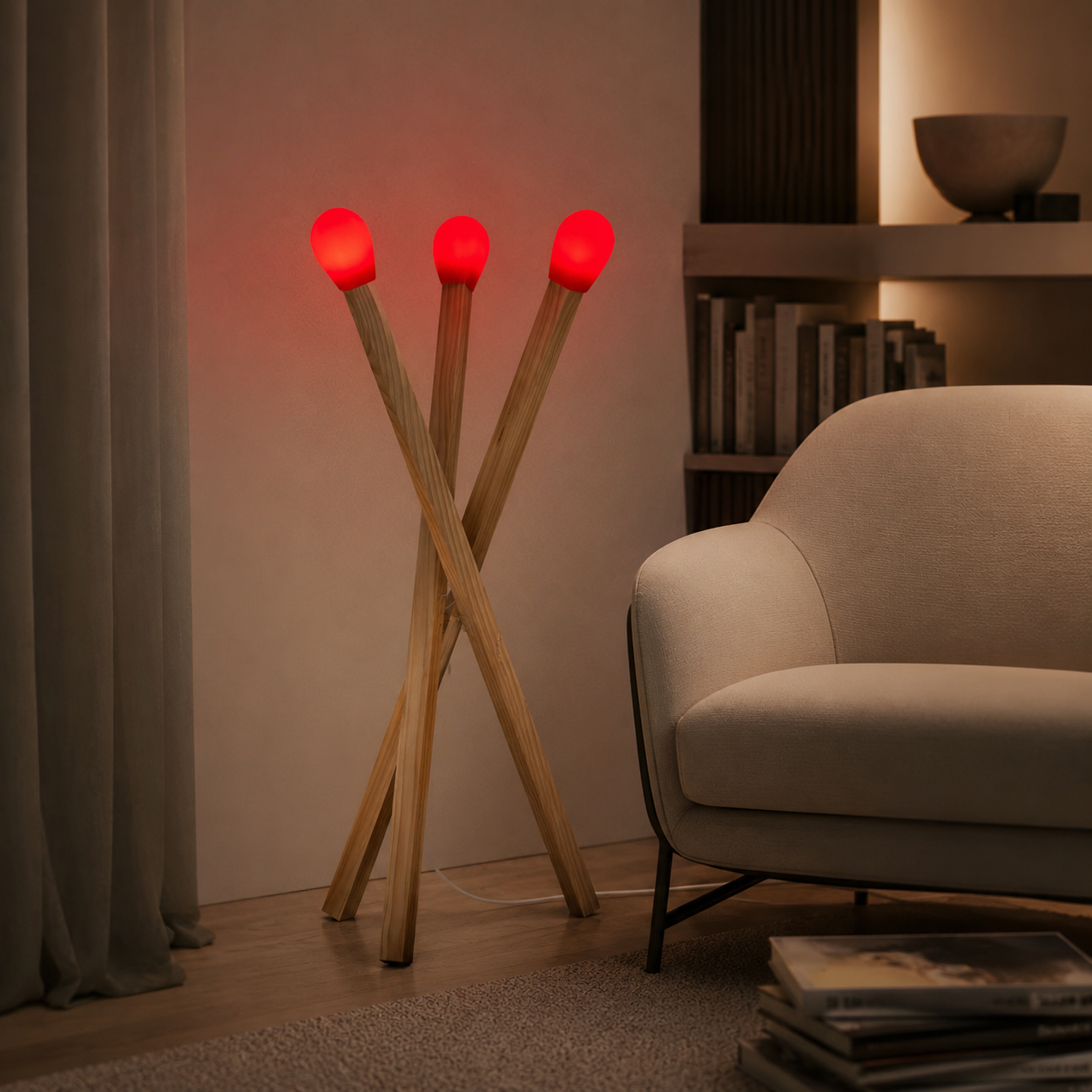 Porellia® - Matchstick Lamp