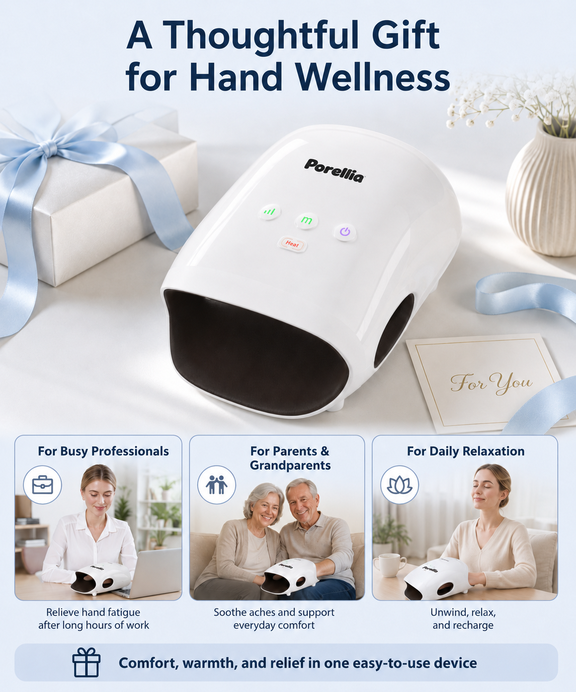 Porellia® - Heated Hand Massager