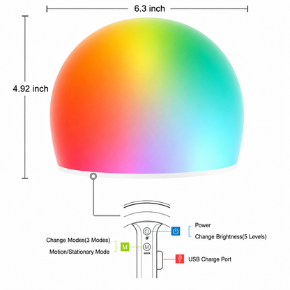 Porellia® - Squishy Sensory Ball Light