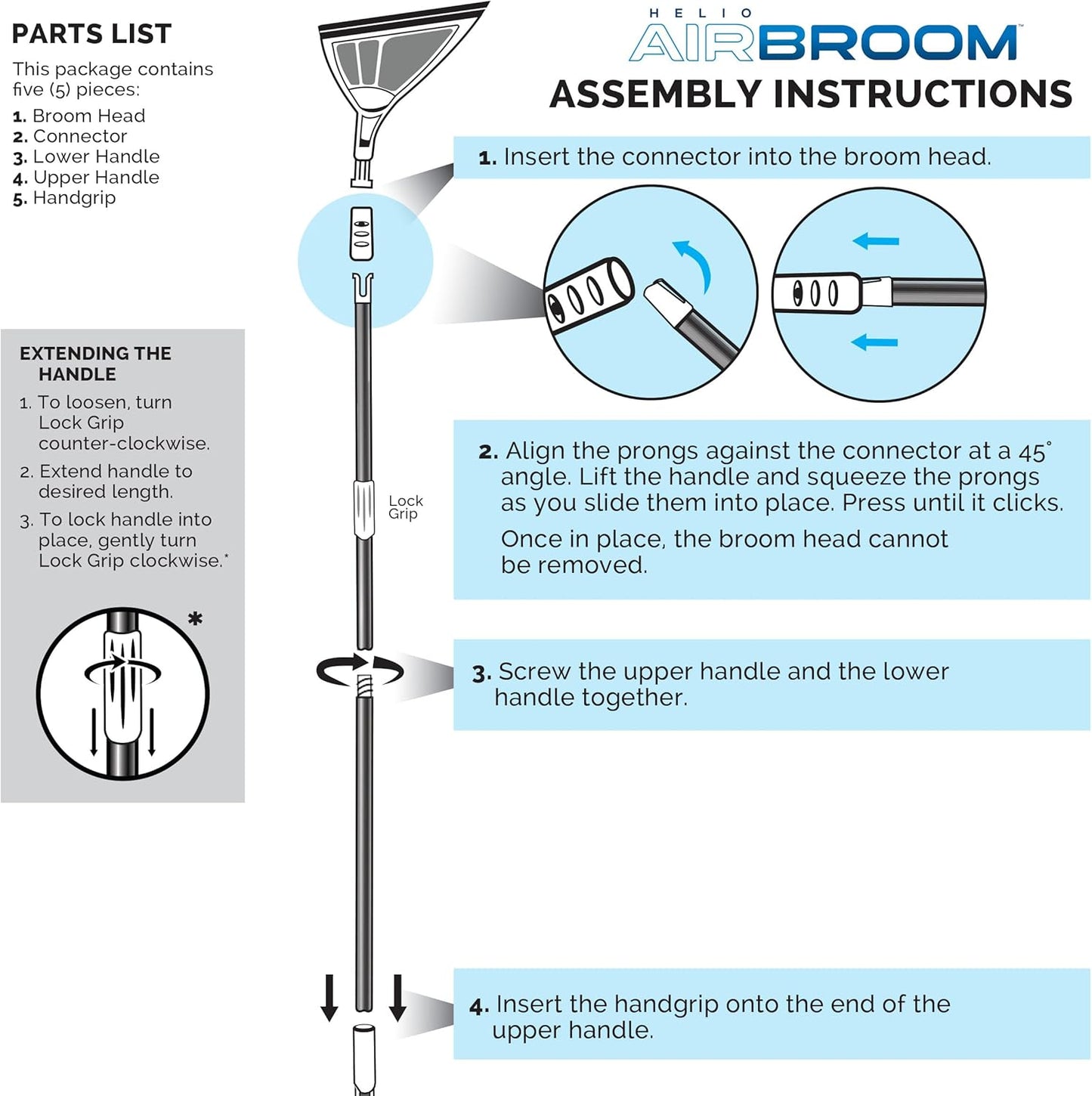 Porellia® - Air Broom Cleaning Set