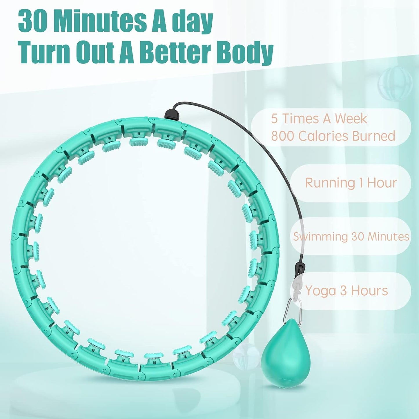 Porellia® - Weighted Infinity Fitness Hoop