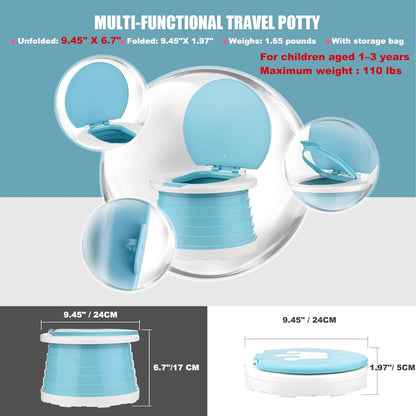 Porellia® - Portable Foldable Toddler Potty