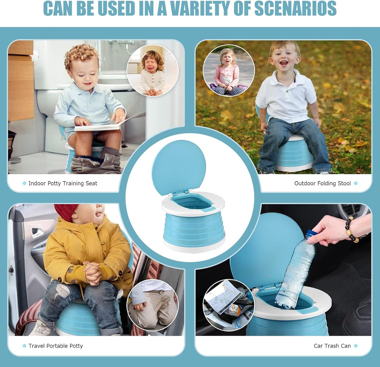 Porellia® - Portable Foldable Toddler Potty