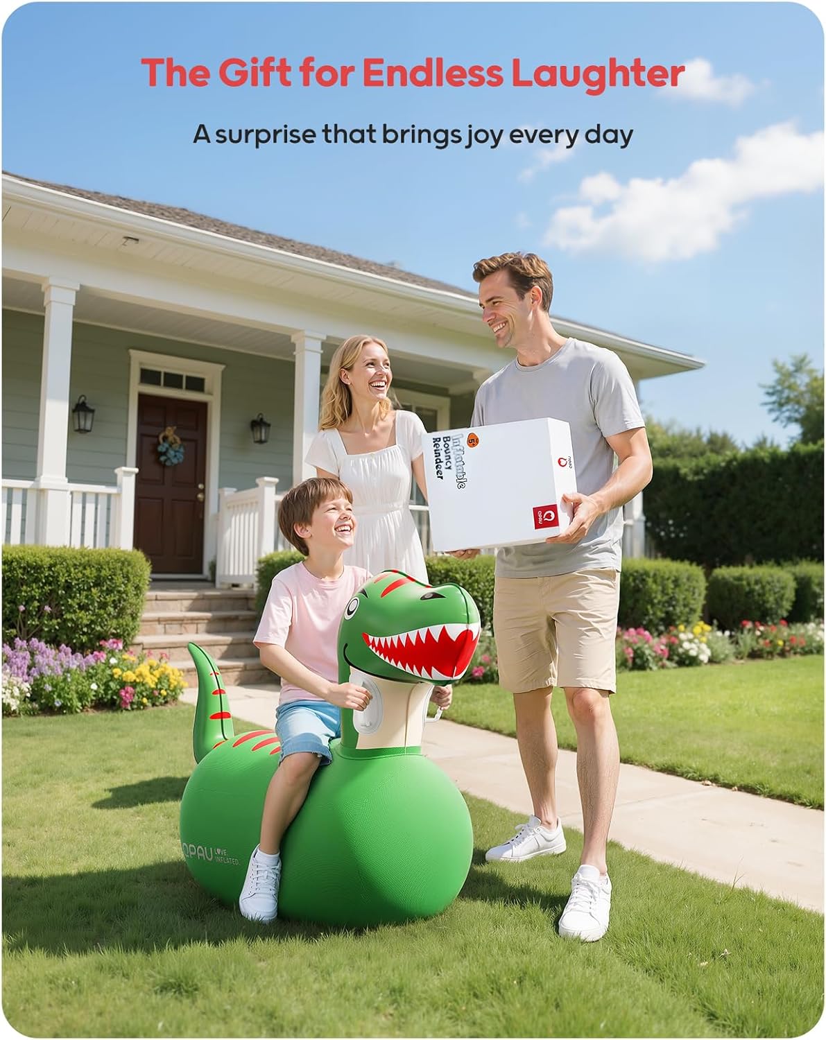 Porellia® - Inflatable Bouncy Dinosaur