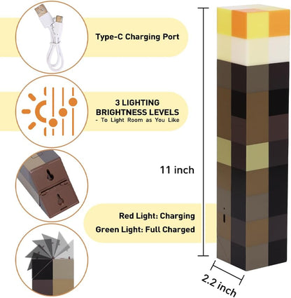 Porellia® - Minecraft Torch Light